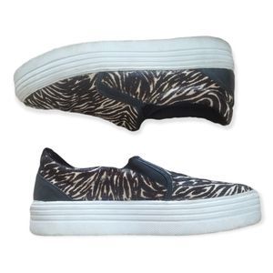 Balaia Zebra Print Platform Sneakers - Made in Brazil